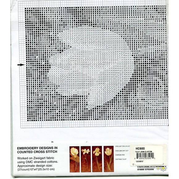 Cross Stitch Chart - Heritage Crafts - Connections - Tulip - Picture 2 of 2